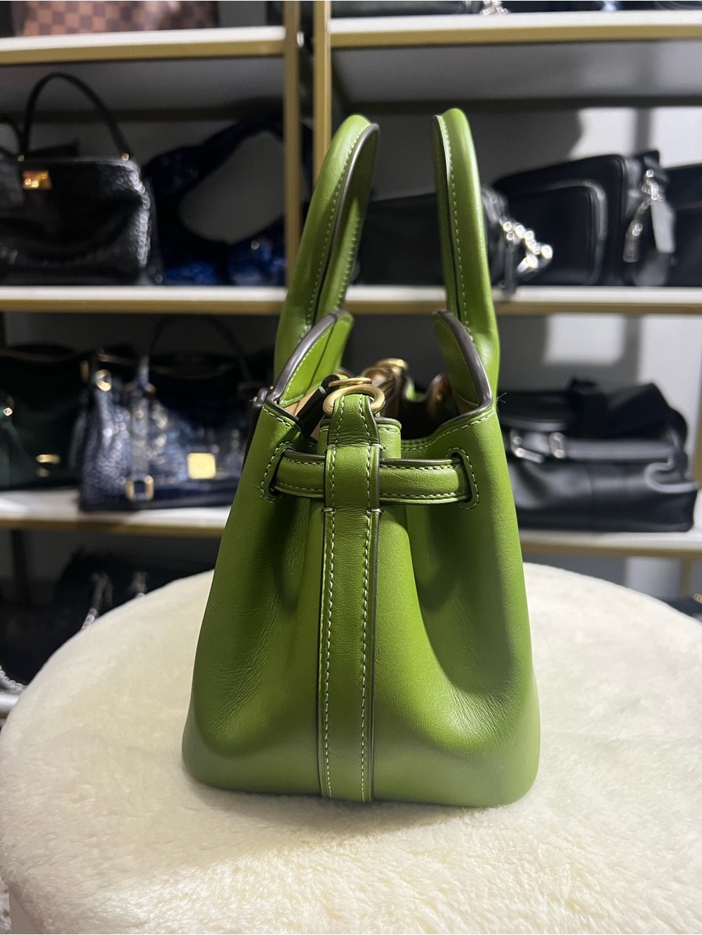Coach Dark Lime Empire 26 💚 - Picture 6 of 11